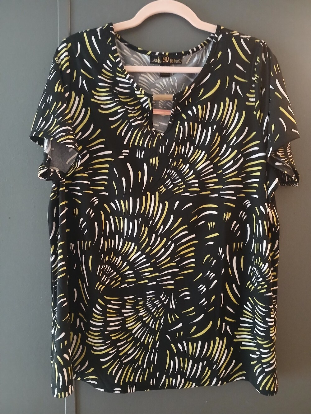 80 Park Brand Women's Plus Size Short Sleeve Blouse Size 2X